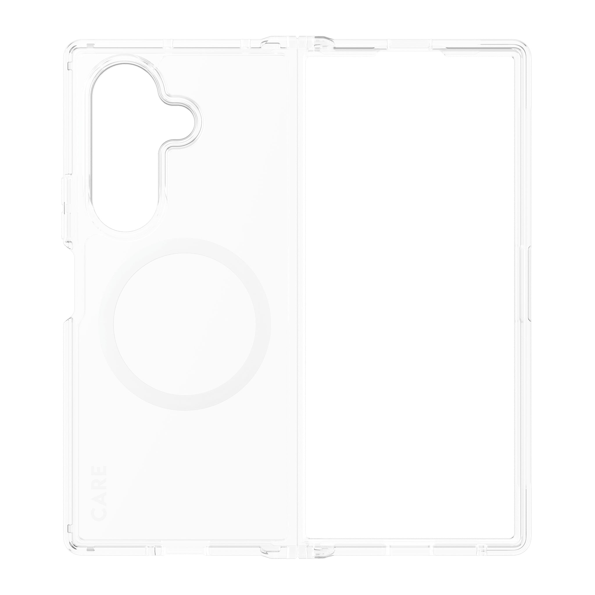 CARE™ by PanzerGlass® Urban Combat Case Transparent m. Hvid Qi Samsung Galaxy new Fold7 Ultra | Fold7